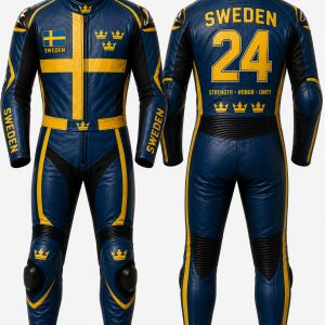 High-Grade Cowhide Leather Suit Sweden