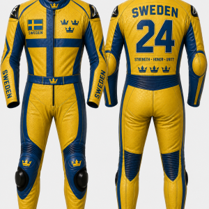 Personalized Leather Motorcycle Suit Gear Sweden