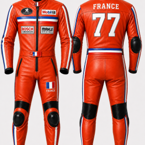 Custom Fit Leather Motorcycle Suit France 5