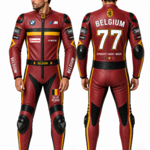 Custom Motorcycle Leather Suit Belgium 4
