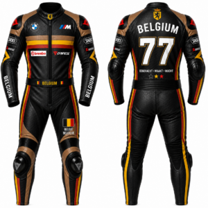 Custom Motorcycle Leather Suit Belgium 5