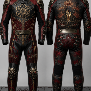 Halloween Premium Custom Leather Racing Suit