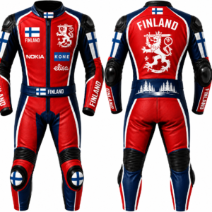High Grade Cowhide Leather Motorcycle Suit Finland 6