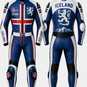 High-Grade Cowhide Leather Suit Iceland