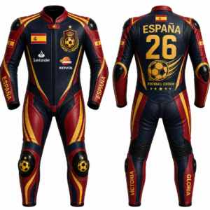 Premium Custom Leather Racing Suit Spain 2