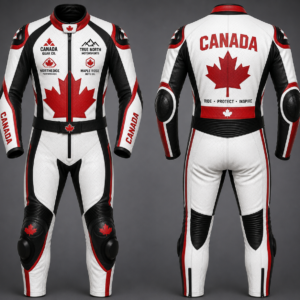 Personalized Leather Motorcycle Suit Canada