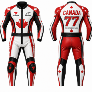 Personalized Leather Motorcycle Suit Canada 5