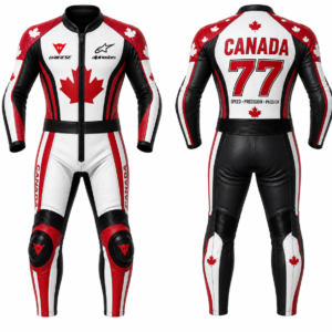 Personalized Leather Motorcycle Suit Canada 6