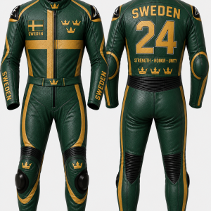 Personalized Leather Motorcycle Suit Gear Sweden