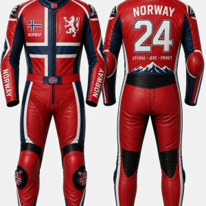 High-Grade Cowhide Leather Suit Norway