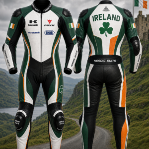 Custom Leather Motorcycle Suit Ireland 2