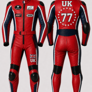 Personalized Leather Motorcycle Suit Gear UK 7